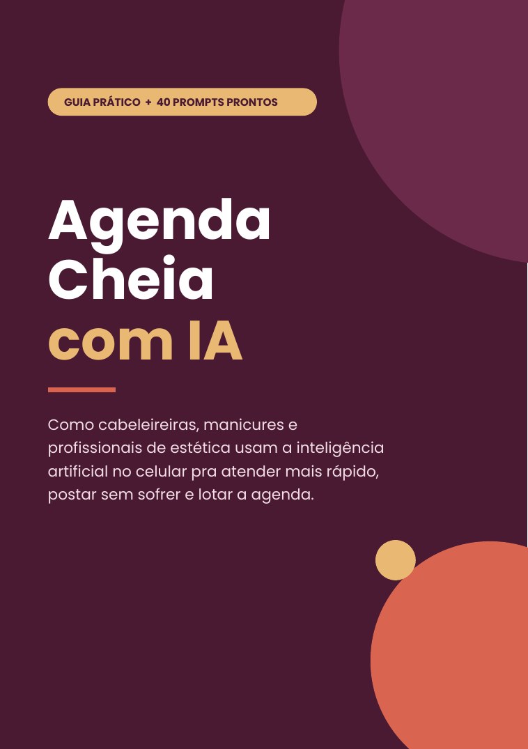 Capa do guia Agenda Cheia com IA
